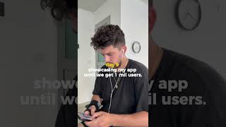 Day 9 showcasing my app until we get 1 mil users.