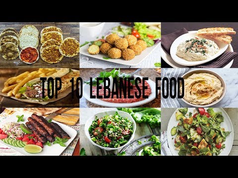 TOP 10 LEBANESE FOOD SHAWARMA,FATTOUSH,TABBOULEH