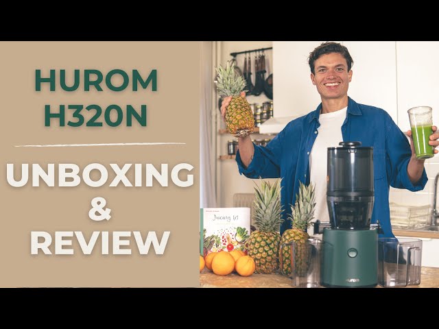 Hurom H320N Unboxing & First Juice [REVIEW] | Does it Deliver