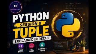 Python Session 8 | Tuple Explained in Detail 🔥 | All Tuple Operations with Practical Examples