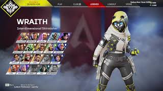 Tryhard Looking Wraith Banner With THE  VOID PROWLER skin - Apex Legends Season 12