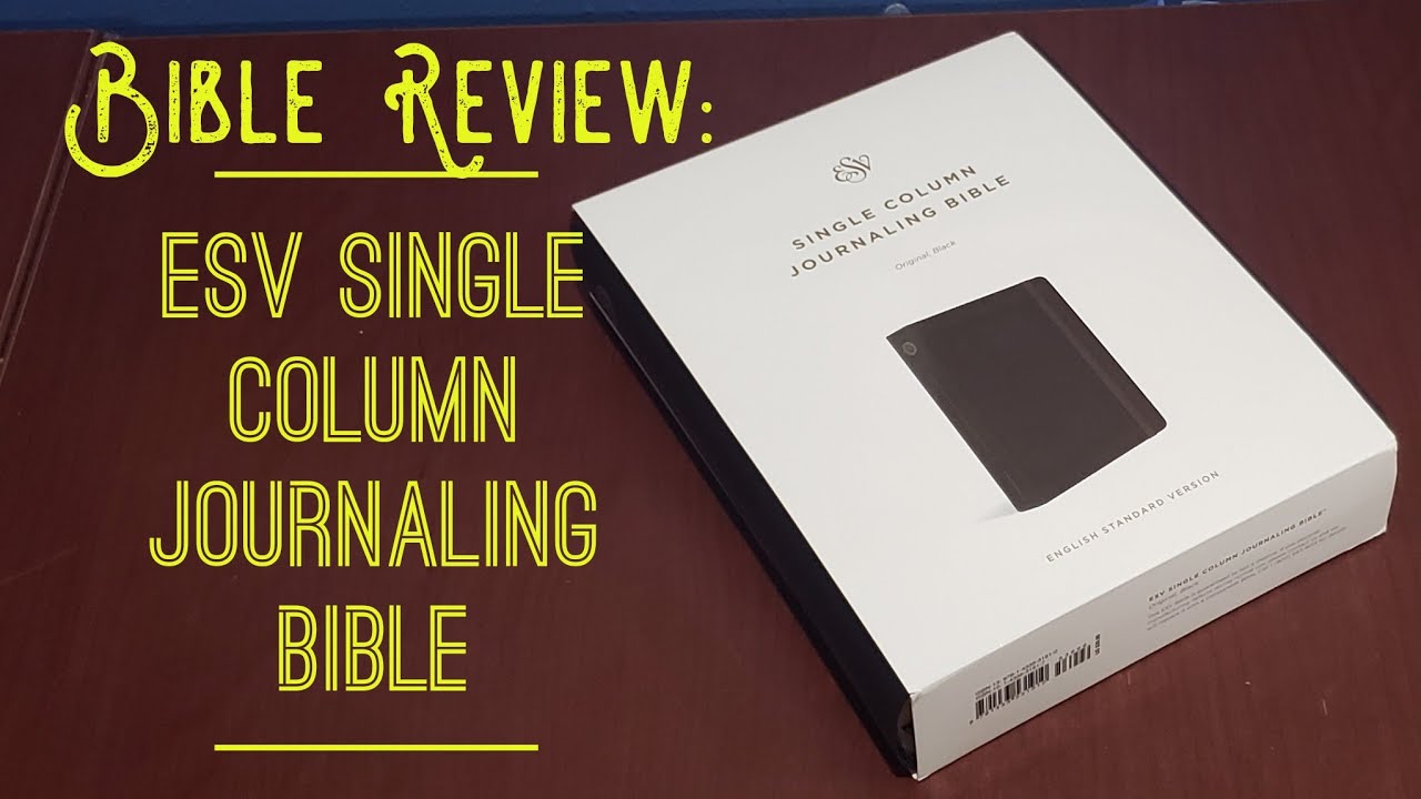 ESV Single Column Journaling Bible, Large Print, Mocha Bonded Leather:  9781433555381 