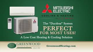 Greenwood Heating -  Mitsubishi Mini Split Sale -  Save $1700