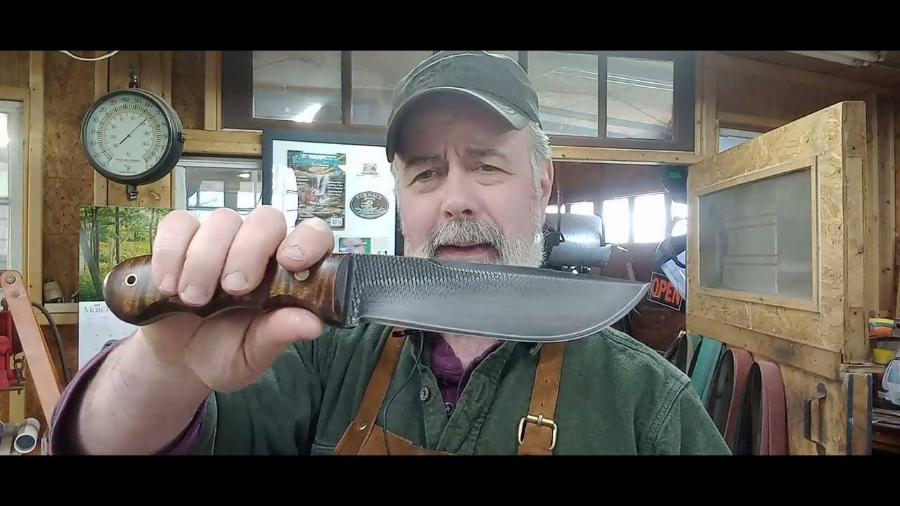 Hand Forged Frontier Knives, Horseshoe Rasp Steel