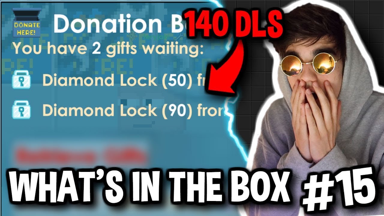 140 DIAMOND LOCK DONATION!! | What's In My Donation Box #15 | Growtopia