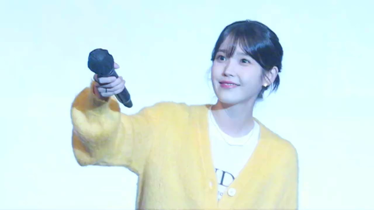 231013 '아이유 콘서트 : 더 골든 아워' 무대인사 CGV 용산아이파크몰