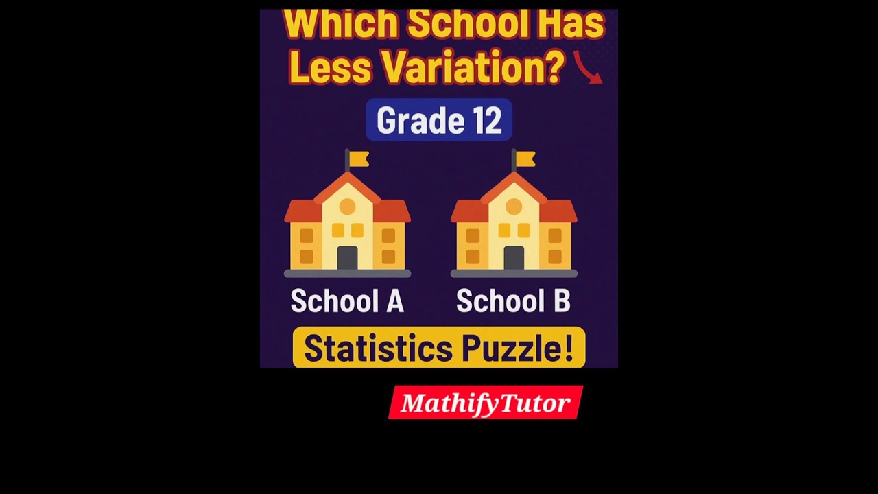 Relative Dispersion Comparison: Which School Is More Consistent? 📊