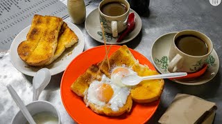 Endless Queues ! Famous Breakfast at 73 Years Old Traditional Coffee Shop in Penang - Malaysia