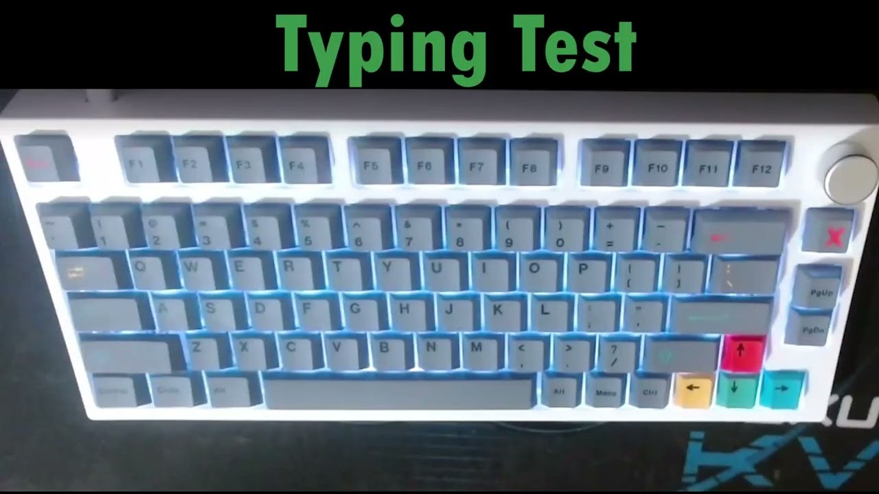 Vortex Series GT - 8 Typing Test