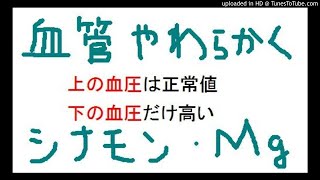 血管を柔らかくするマグネシウムとシナモン！血圧は正常値になったが下の血圧が高いのはなぜ？原因は