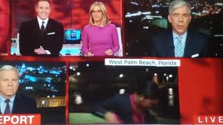 CNN reporter gets attacked by wildlife on live tv