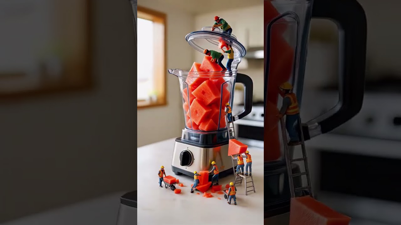 This is how watermelon juice is made 