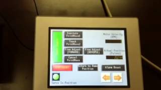 Video: Sanyo Denki Servo Controlled over Modbus RTU by Proface HMI