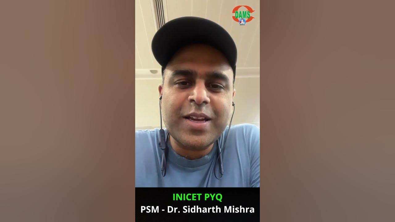 INICET PYQ | PSM || Dr. Sidharth Mishra - YouTube