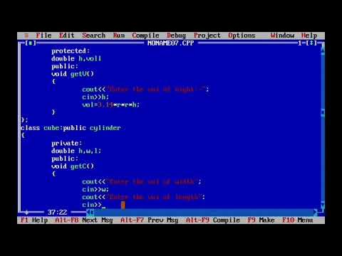Multilevel inheritance OOPs concept C++ - YouTube