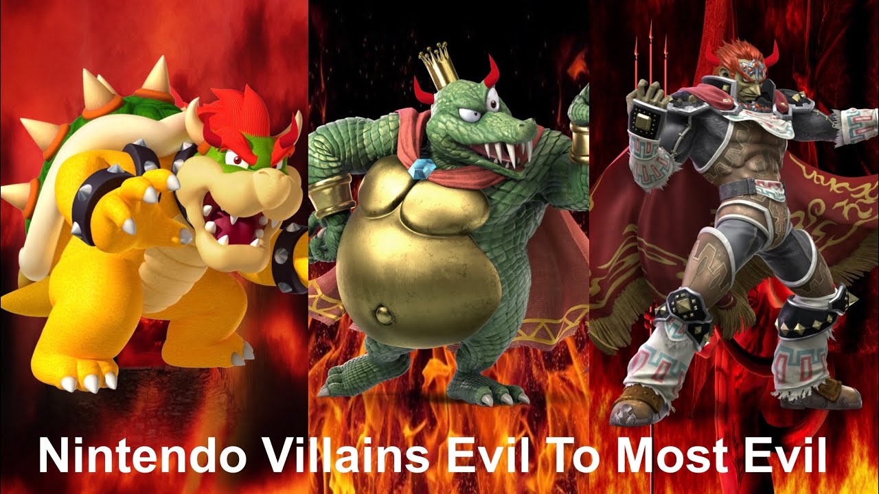 Nintendo Villains Ranked By Morality Least Evil To Most Evil nintendo-villains-ranked-by-morality-least-evil-to-most-evil