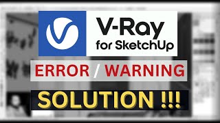 VRar Error | How to fix it?  | Vray for SketchUp