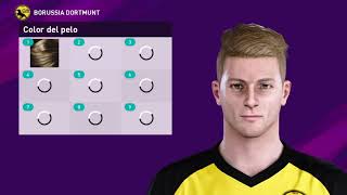 COMO CREAR A MARCO REUS EN PES!!!