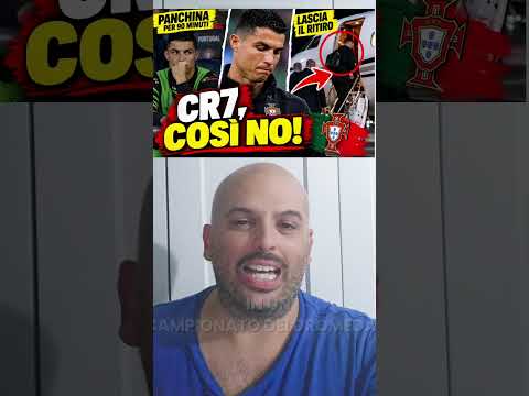Video CRISTIANO RONALDO, È BUFERA! LASCIA IL PORTOGALLO E SCOPPIA IL CASO