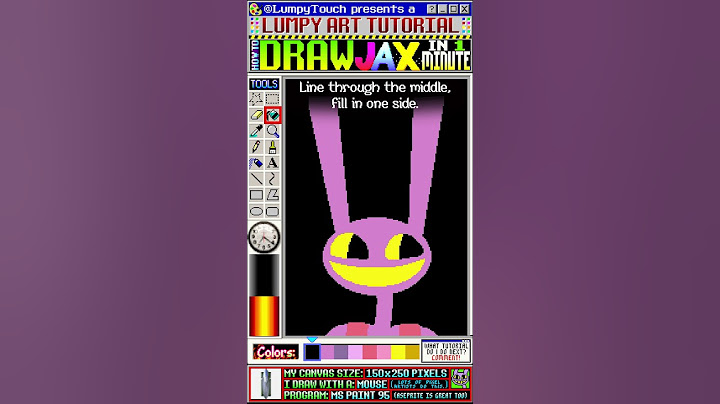 Draw Jax from The Amazing Digital Circus! 1 MINUTE Art Tutorial! #shorts