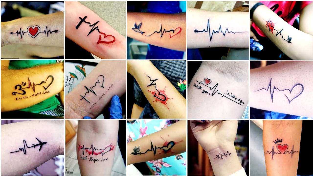 Heartbeat tattoo - ocmoli