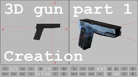 Game Maker Tutorial: 3D Gun Creation [1 of 2]