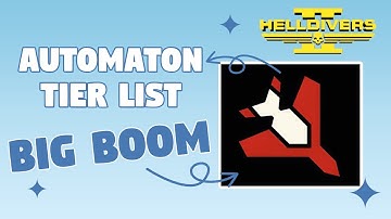 Helldivers 2 | The BEST and HONEST Automaton EAGLE & ORBITAL Tier List