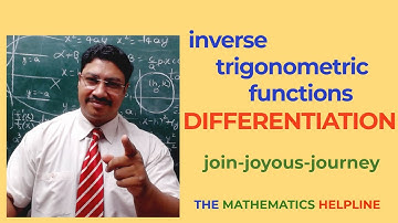inverse trigonometric functions DIFFERENTIATION - IB / GCSE boards