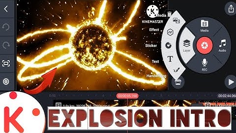 How to make Hot Explosion Logo Reveal for YouTube in kinemaster   #intro #short