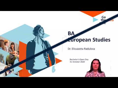 Programme video Bachelor European Studies