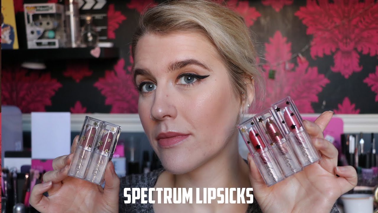 Testing Out Spectrum Collection Lipsticks Full Collection YouTube