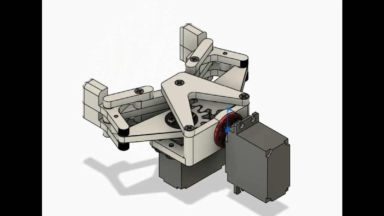 Fusion360 Cube robot gripper YouTube
