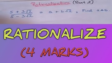 Rationalize the Denominator | Find 