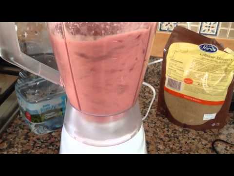 How to make a cherry smoothie treat!!