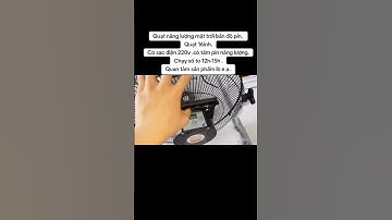 Quạt năng lượng mặt trời bản độ pin. Quạt 16inh.Có sạc điện 220v .có tấm pin năng lượng.Chạy số to