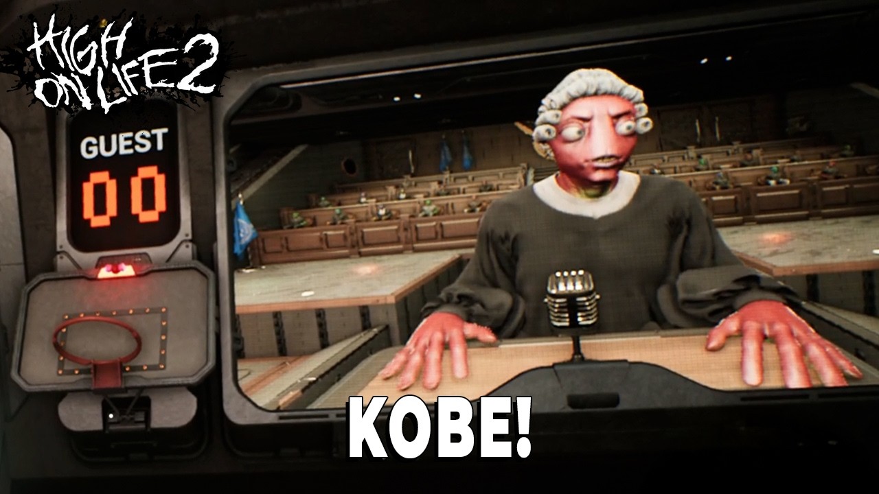 High on Life 2 -  KOBE! Trophy Guide - Winning a court case due to basketball skills!