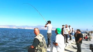 BU BALIK ÇOK HIRÇIN ÇIKTI #fishing #mulloway