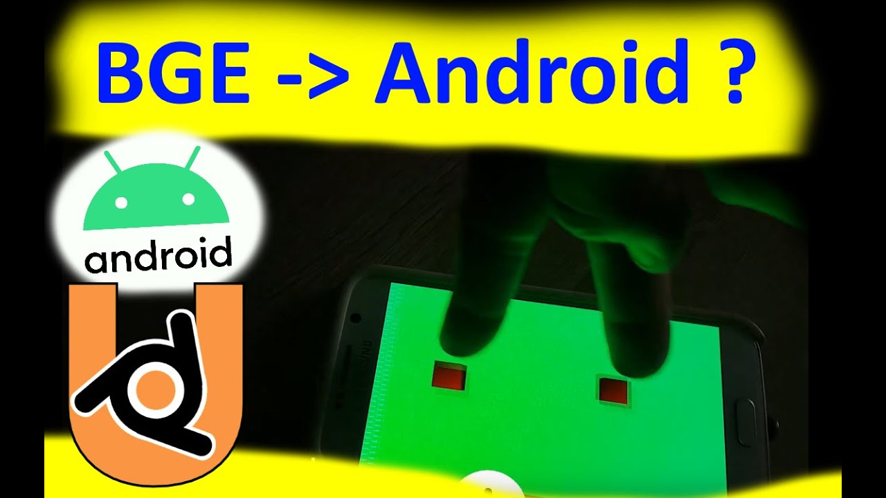 BGE to Android (sound + multitouch) (BGE Blender Game Engine) - YouTube