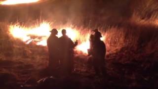 Grass fire training