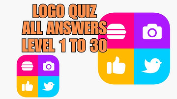 LOGO QUIZ LEVELS 1 to 30 ALL ANSWERS