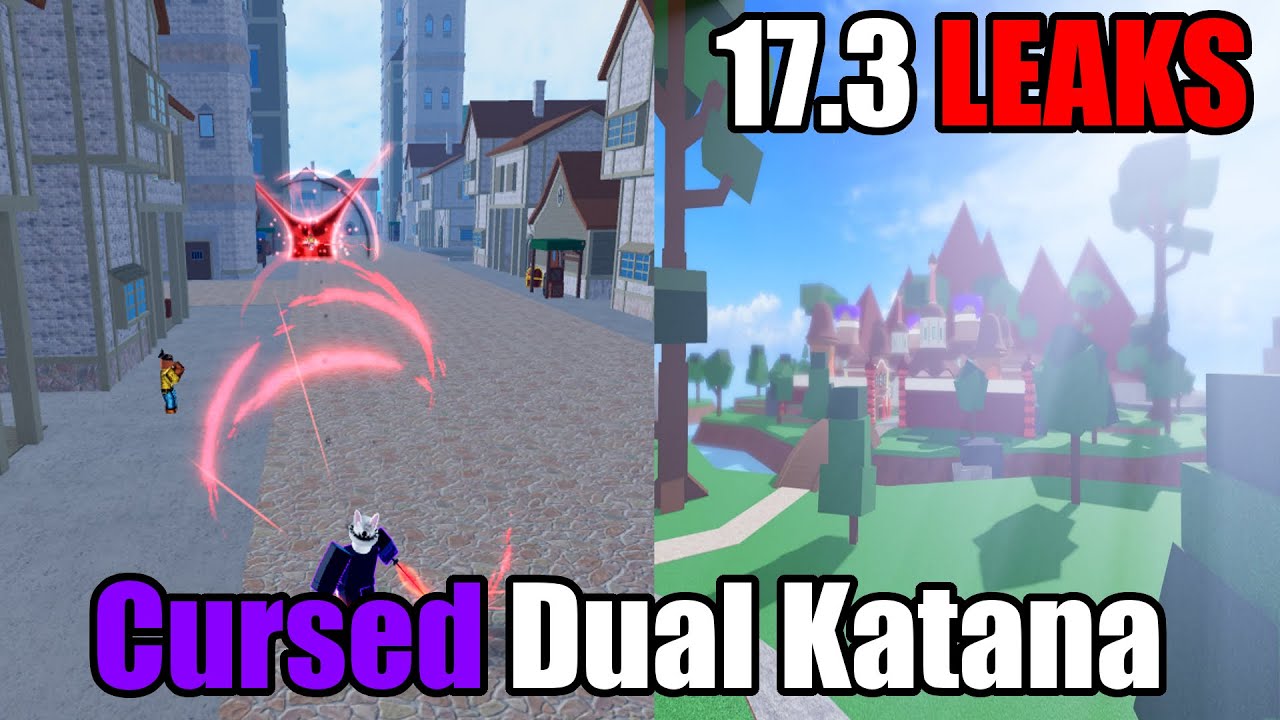 New cursed dual katana v2 color update in Blox Furits #bloxfruit #blox, fruit game