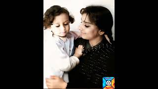 Legendary singer Smt. S Janaki with her baby boy Murali Krishna.