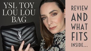 YSL TOY LOULOU BAG | Review | What fits inside | Luxury Bag | Saint Laurent