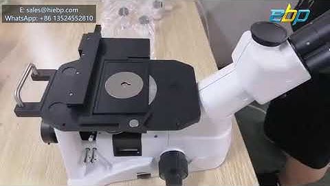 Inverted Metallurgical Microscope Installation and calibration video E-800
