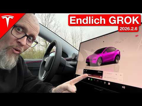 Tesla Update 2026.2.6: GROK ist da! So aktivierst du ihn im Auto 😮