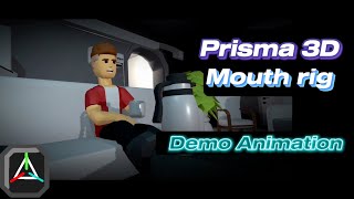 Make animations on mobile - Prisma 3D (New Mouth rig Demo Animation) screenshot 5
