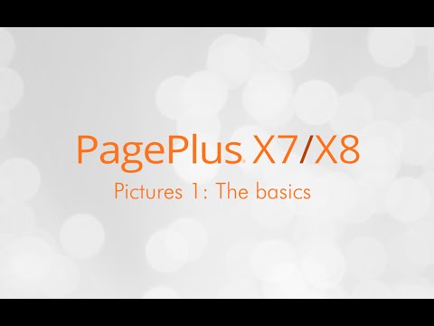Serif PagePlus X7 & X8 Tutorial - Working with Pictures (1 of 3)
