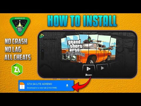 HOW TO DOWNLOAD GTA SAN ANDREAS LITE🤩WITHOUT BLACK SCREEN🌑 PROBLEM| GTA SAN ANDREAS KAISE⏬KARE