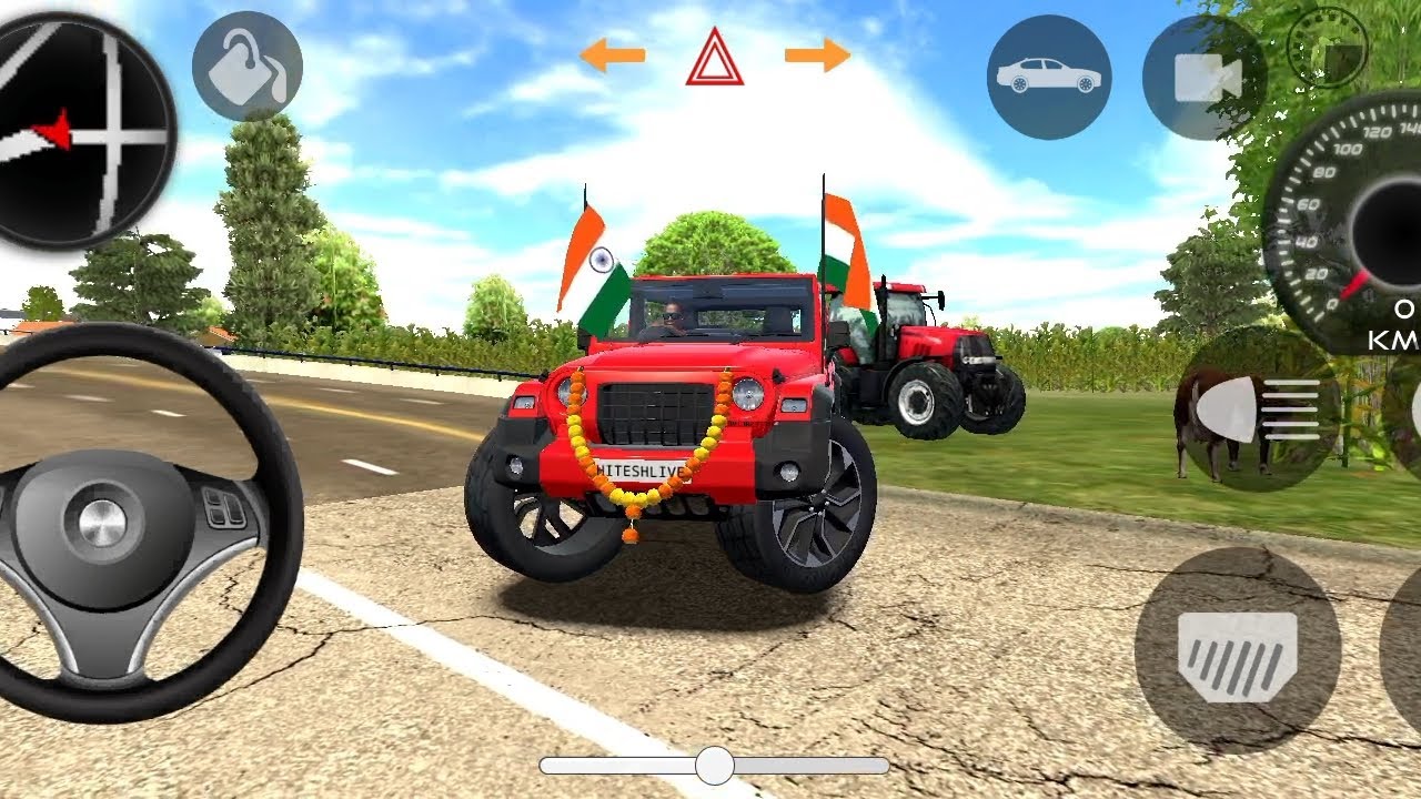 Modified Mahindra Thar Games: Indian Green Thar (Gadi Wala Games) Car Game Android Game - 