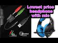 Zebronics Zeb-Rush Wired Over Ear Headphones with Mic | headphones with Mic in lowest price unboxing